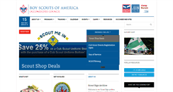 Desktop Screenshot of ocscouts.org